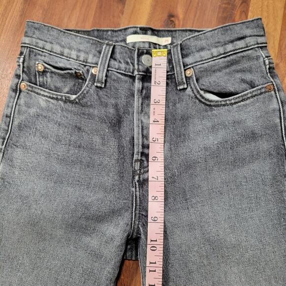 Levi's Wedgie Ankle Length Jeans Size 25 Rough Hems - Picture 9 of 11